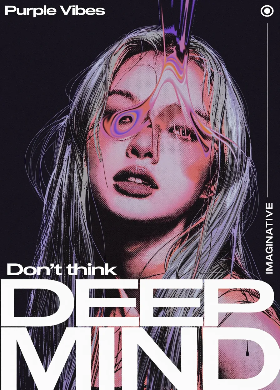 Purple Graphics · Poster — 제작자 공개 예시