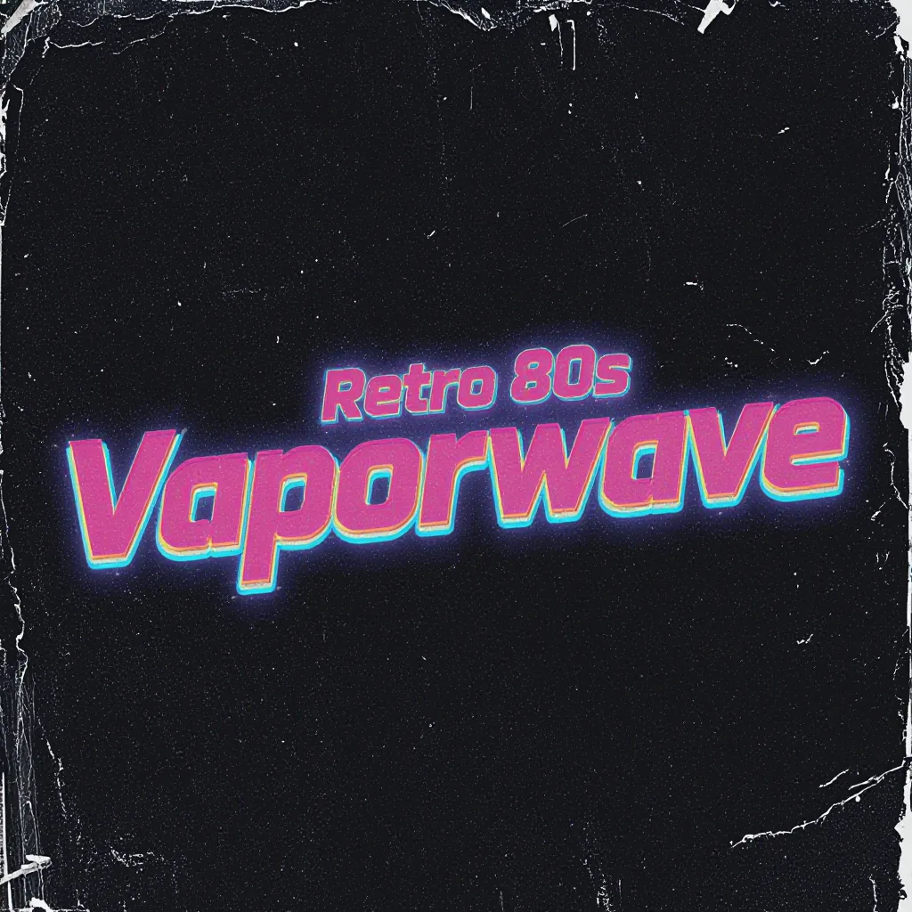Retro 80s Vaporwave — 제작자 공개 예시