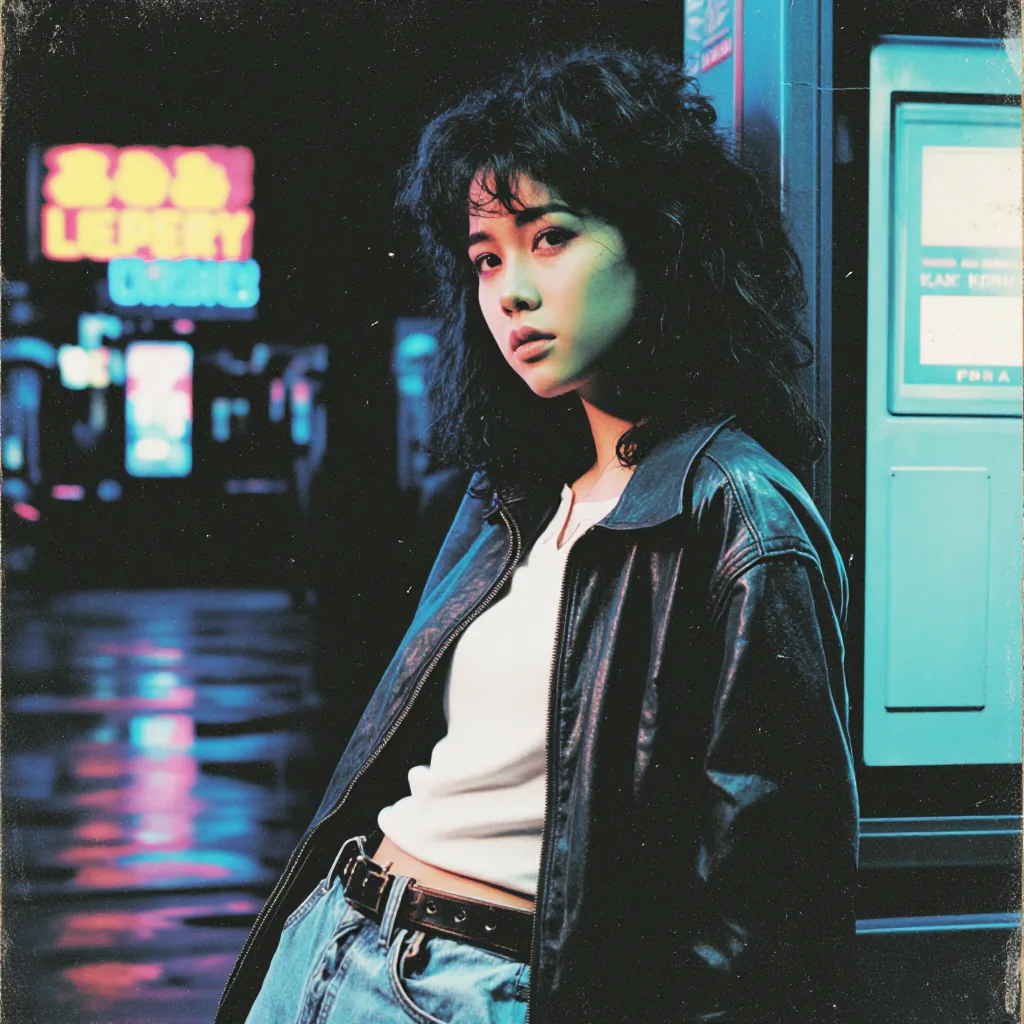 Retro 80s Vaporwave 제작자 예시 3