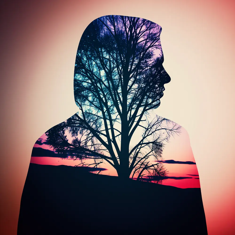 Double Exposure Redmond — 제작자 공개 예시