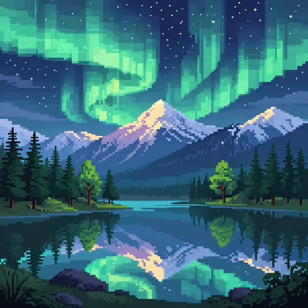 Pixel Art Style — 제작자 공개 예시