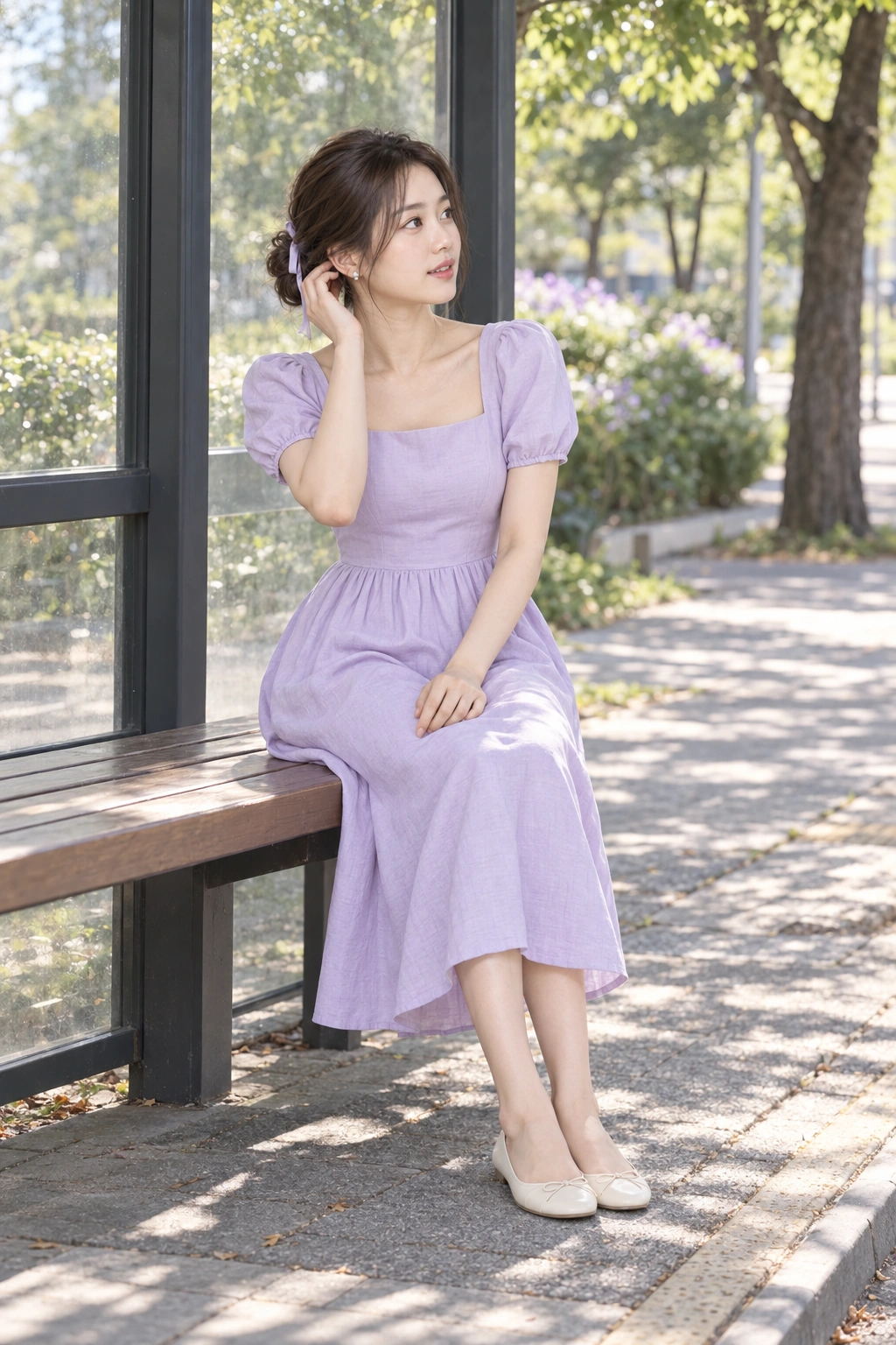 유나 · 라일락 로맨스 화보