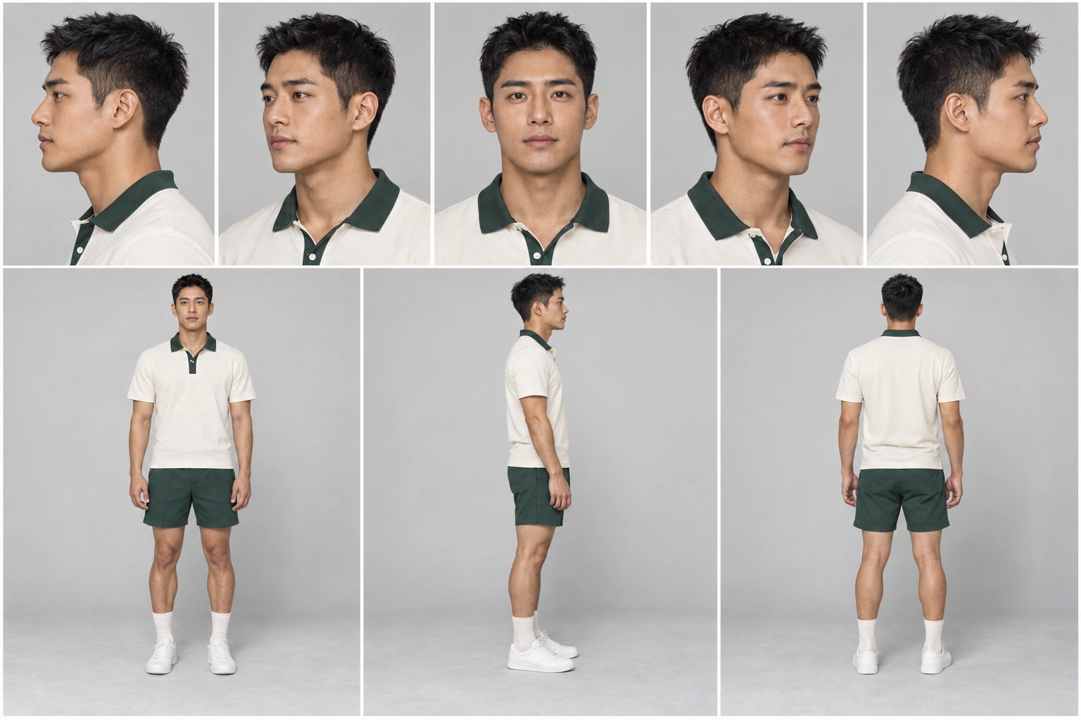 준 · 코트사이드 8컷 시트