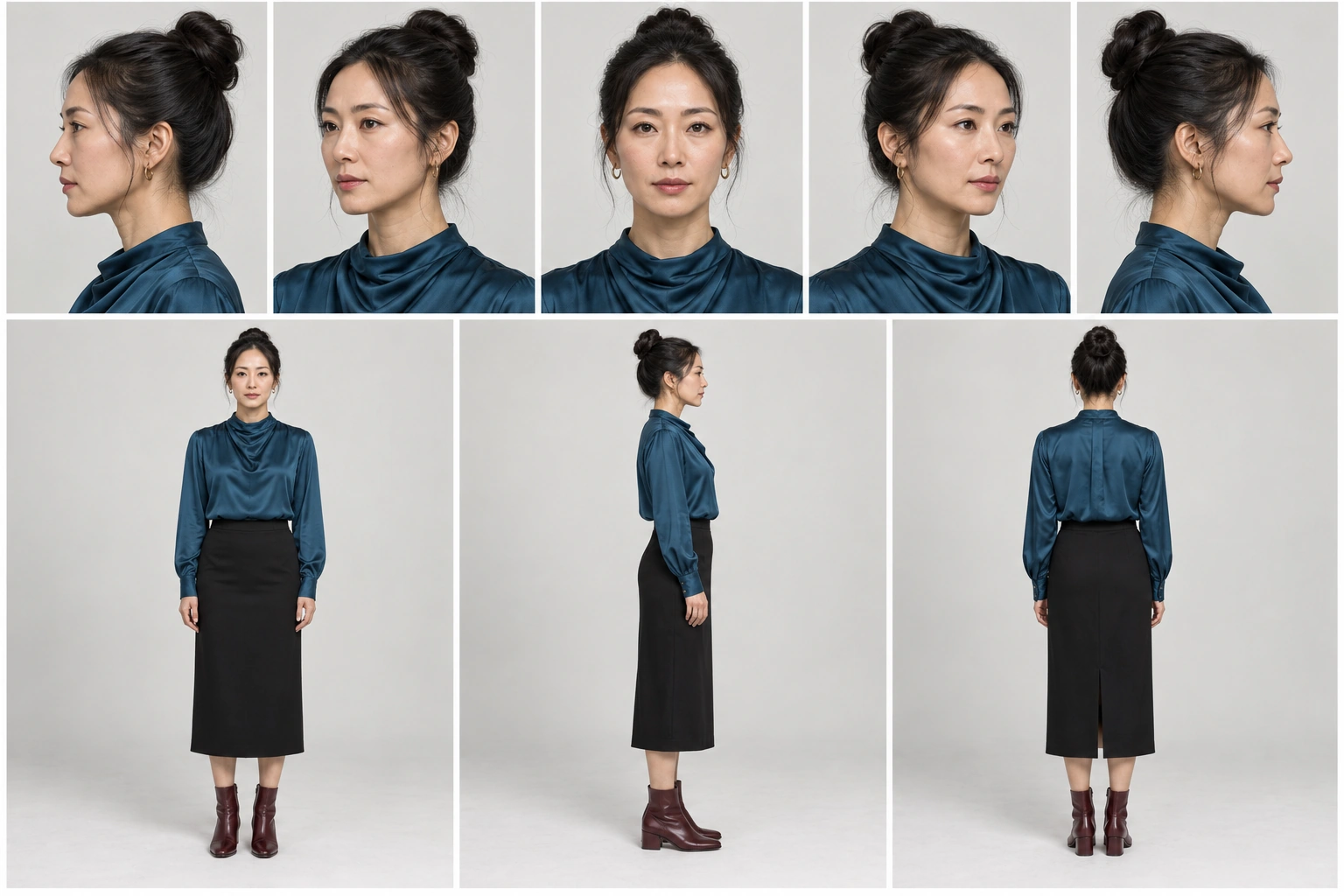 아야 · 페트롤 실크 sheet