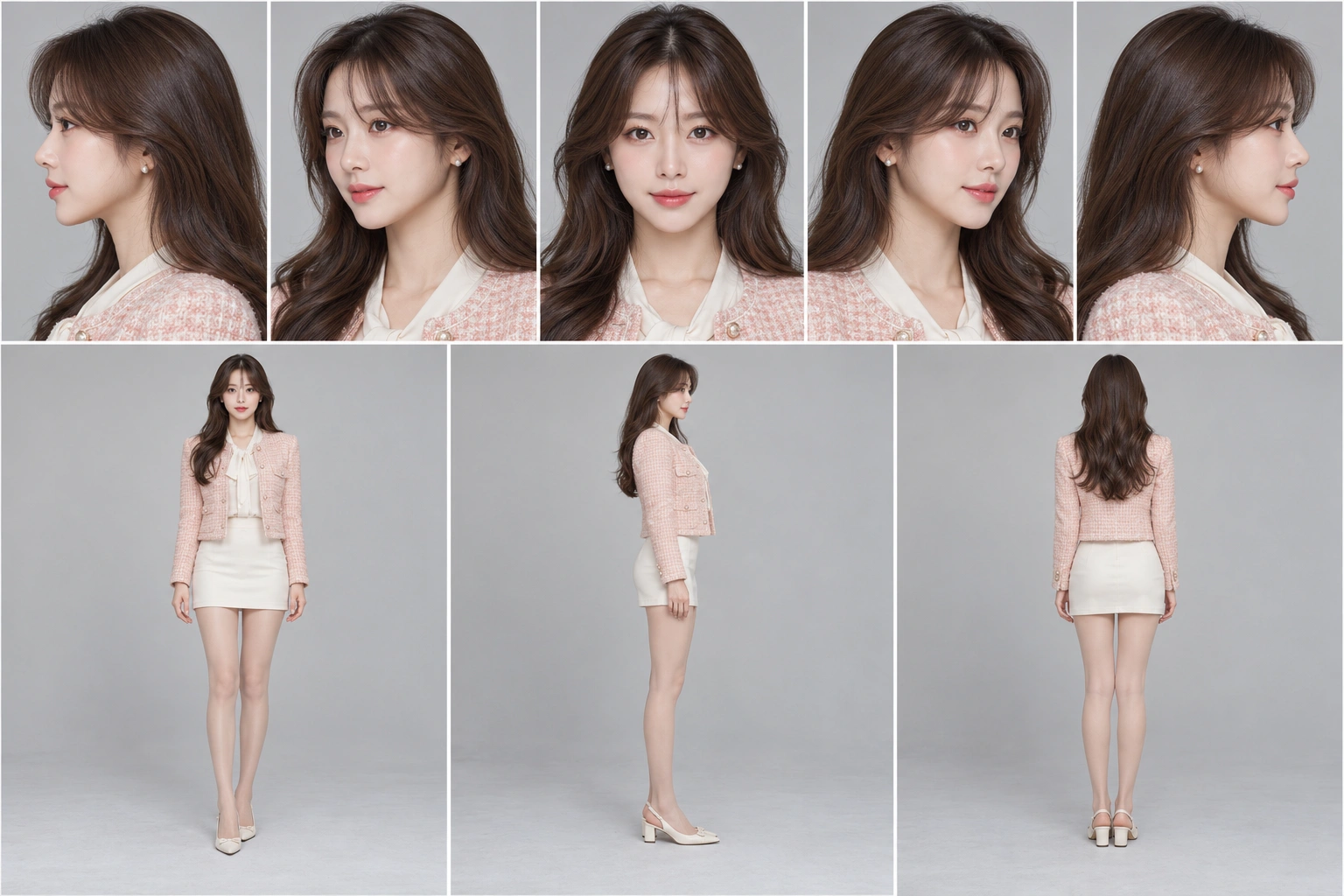 지은 · 피치 트위드 sheet