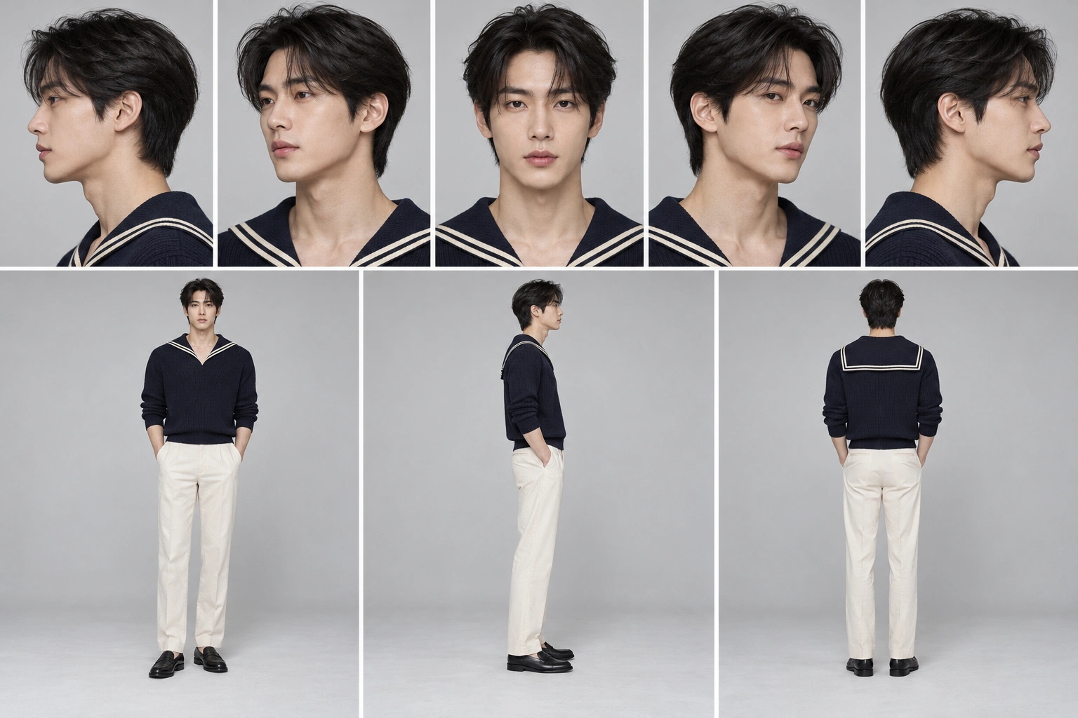 시우 · 네이비 세일러 sheet