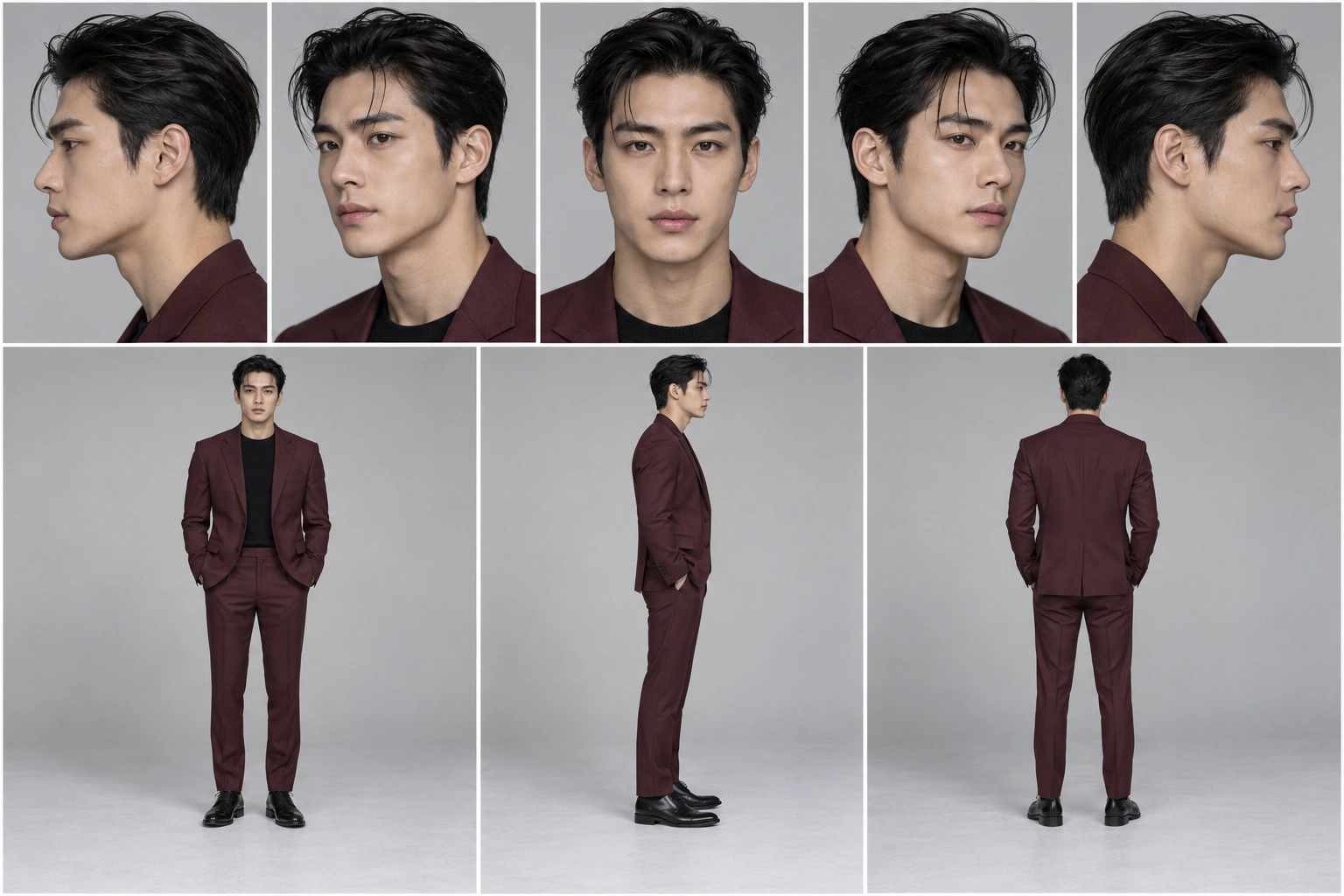 재민 · 버건디 테일러 sheet