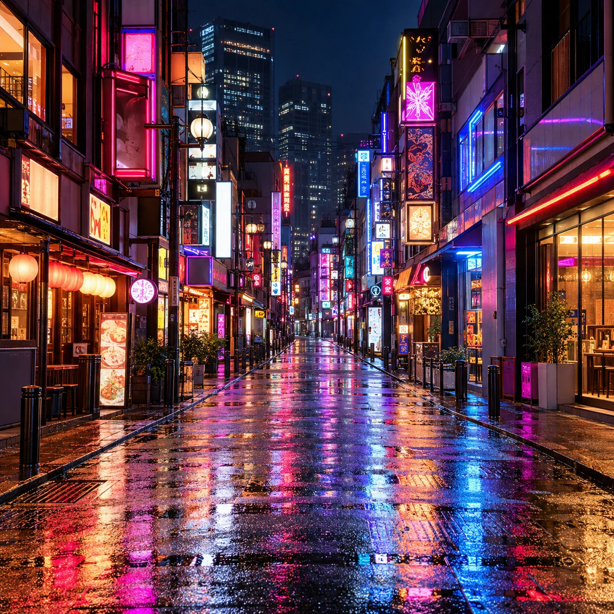 네온 거리