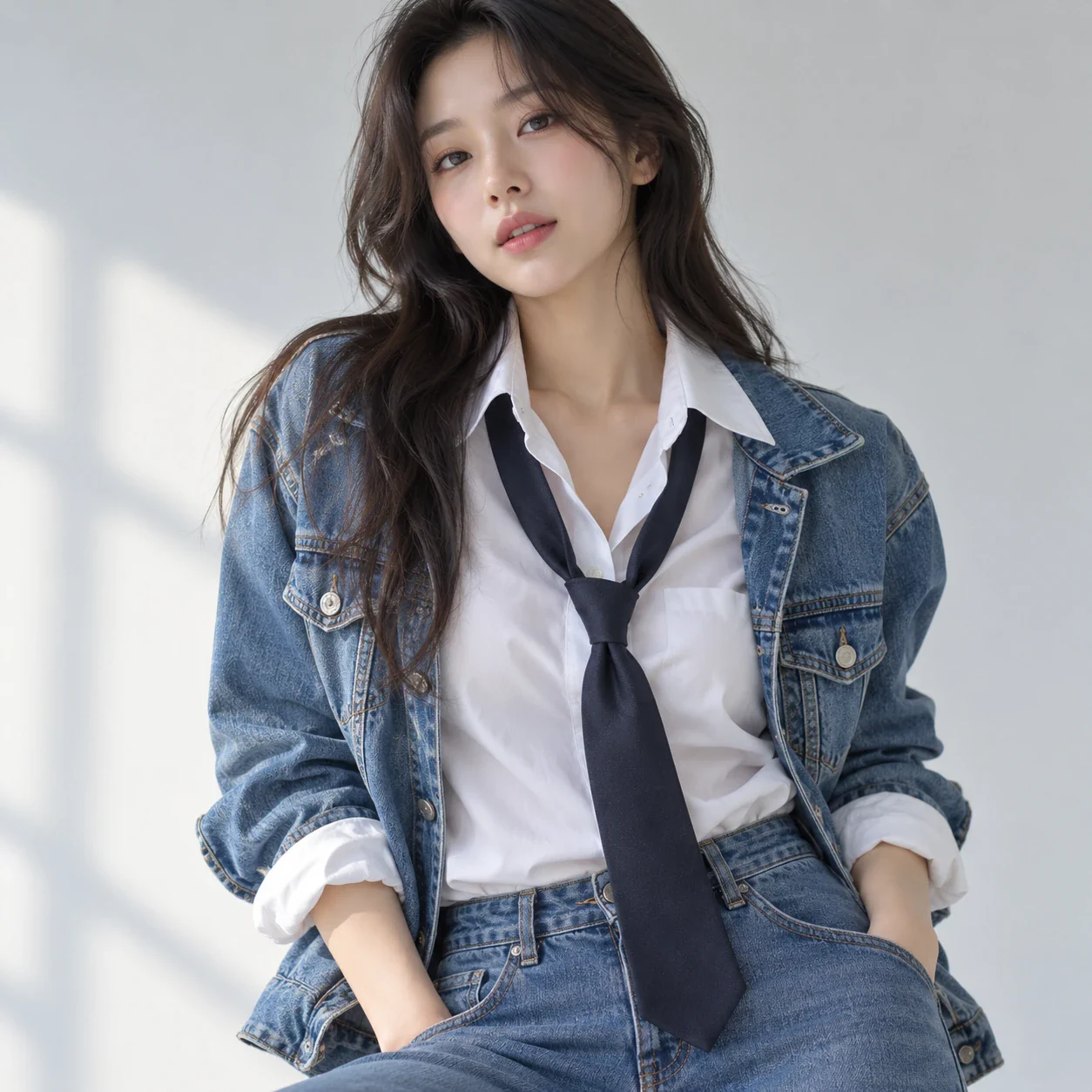 캐주얼웨어와 타이