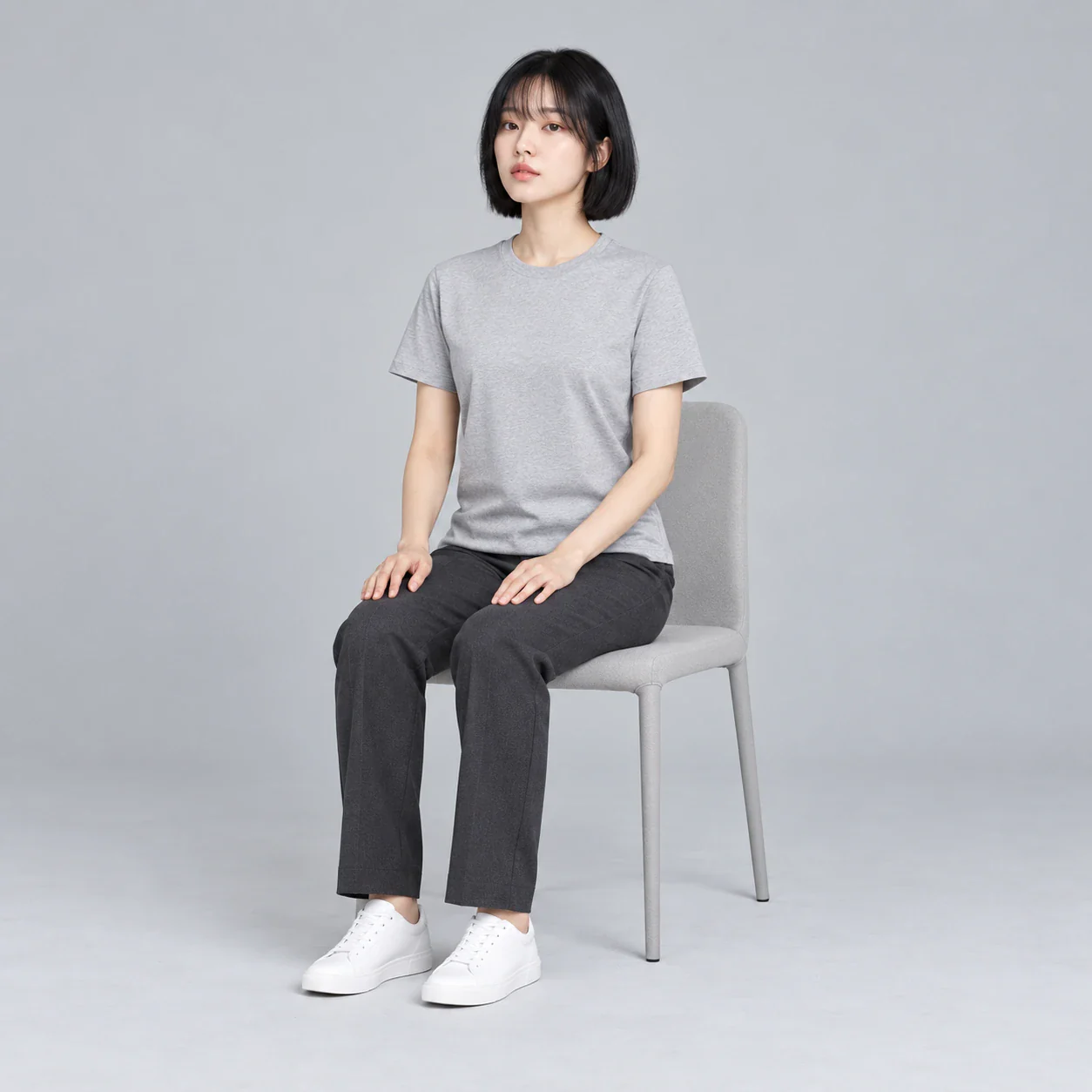 앉기