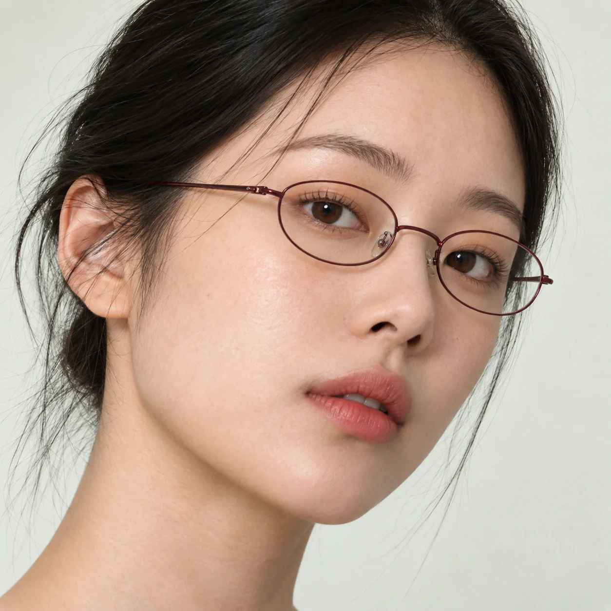 오벌 안경